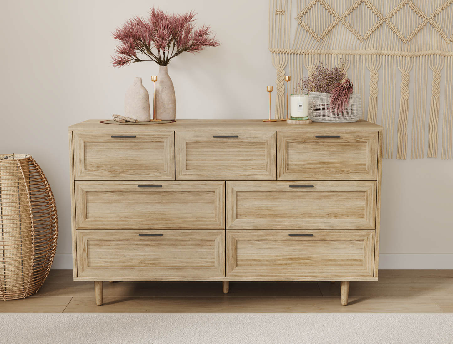 Kenzo Natural 7 Chest of Drawers