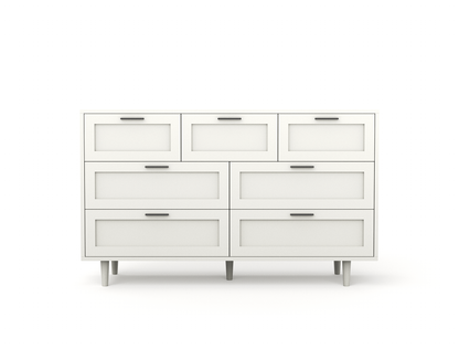 Kenzo White 7 Chest of Drawers