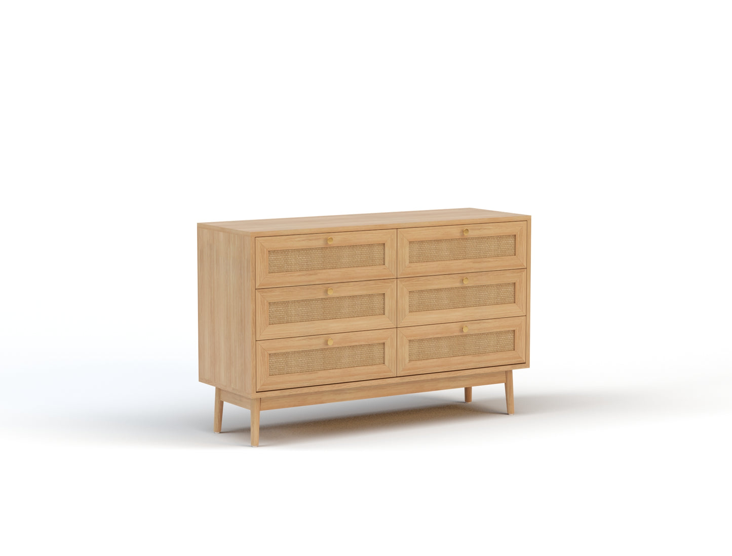 Miller Rattan 6 Drawer Chest of Drawers