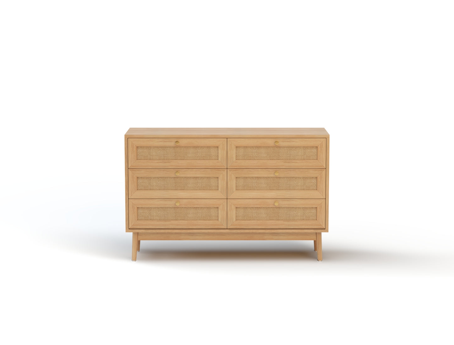 Miller Rattan 6 Drawer Chest of Drawers