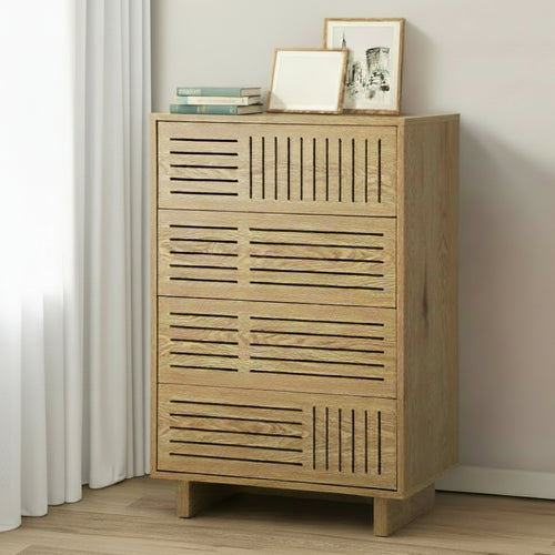 Elara 6 4 Chest of Drawers Storage Cabinet Dresser Tallboy Natural