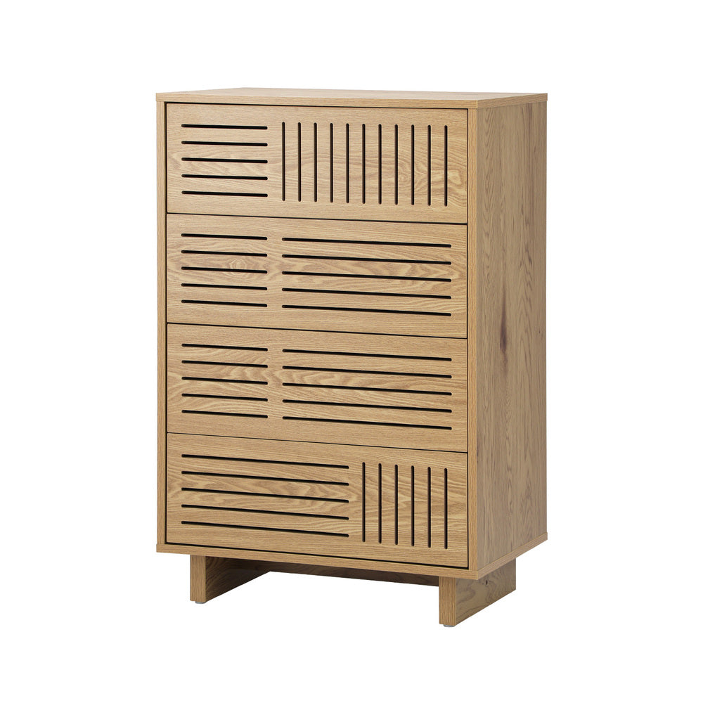 Elara 6 4 Chest of Drawers Storage Cabinet Dresser Tallboy Natural