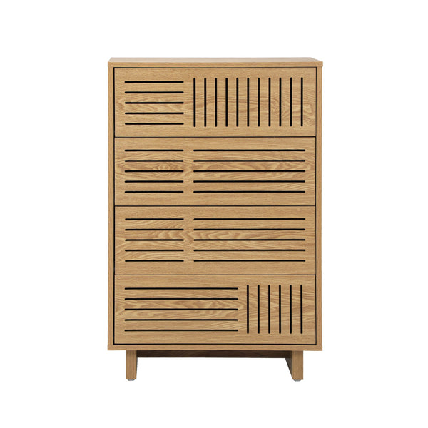 Elara 6 4 Chest of Drawers Storage Cabinet Dresser Tallboy Natural