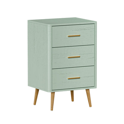 Willow 3 Chest of Drawers Tallboy Green
