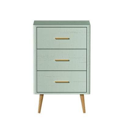 Willow 3 Chest of Drawers Tallboy Green