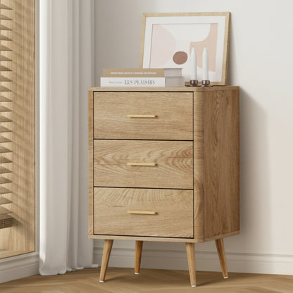 Willow 3 Chest of Drawers Tallboy Natural