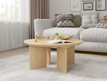 Kima Natural Wooden Coffee Table