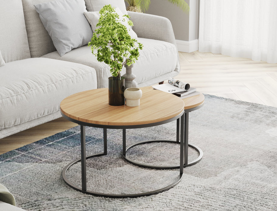 Boston Natural Nesting Coffee Table