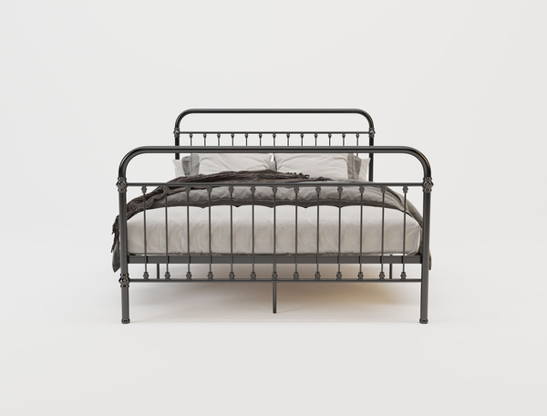 Carter Black Metal King Single Bed Frame