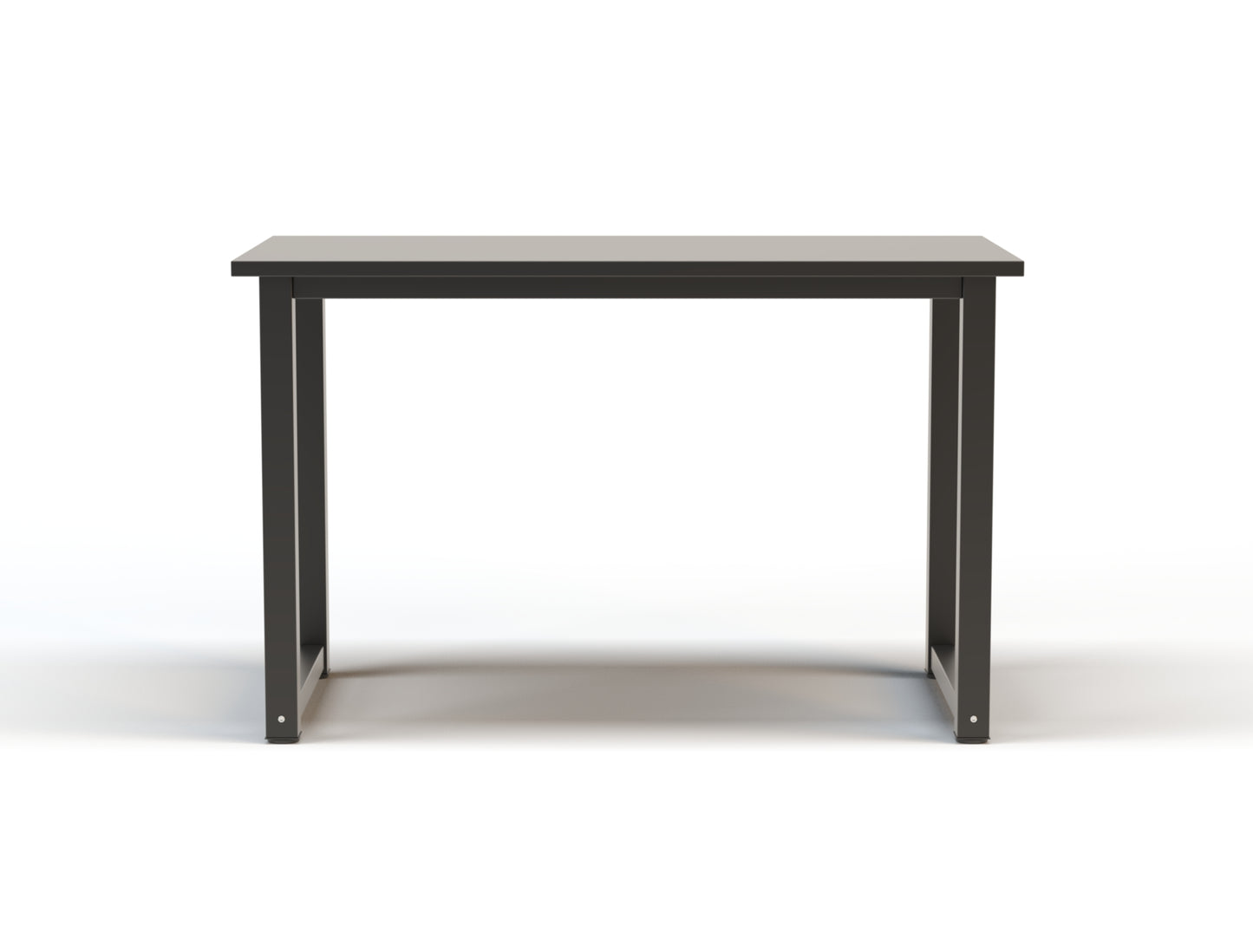 Aston Office Desk 120cm Black Top / Black Frame