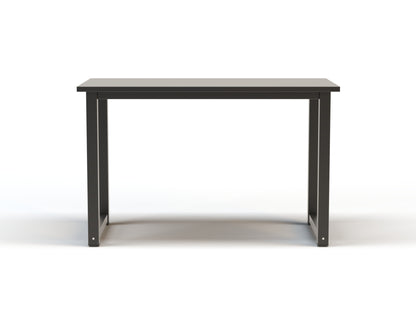 Aston Office Desk 120cm Black Top / Black Frame