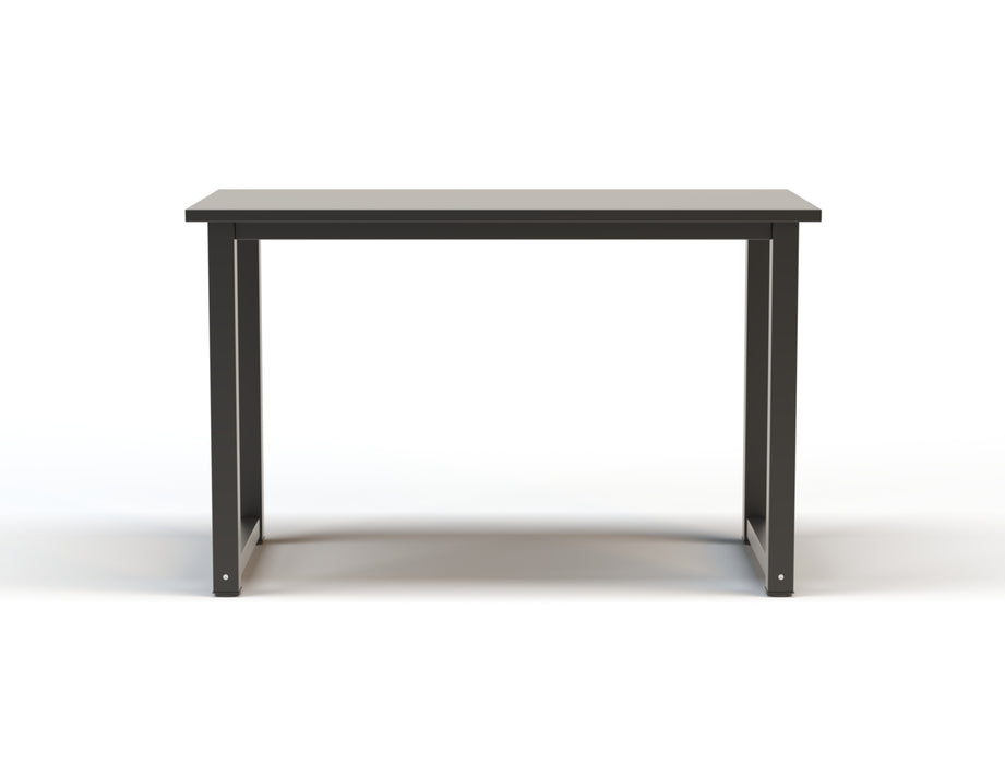 Aston Office Desk 120cm Black Top / Black Frame