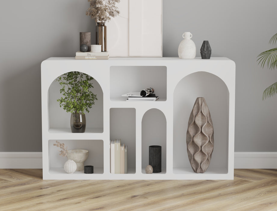 Amara White Display Cabinet