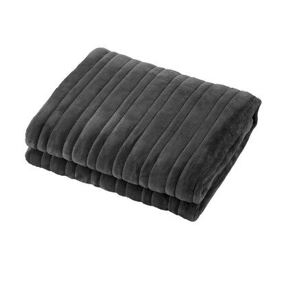 Isaak Electric Blanket Washable Heated Throw Rug Coral Fleece