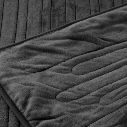 Isaak Electric Blanket Washable Heated Throw Rug Coral Fleece