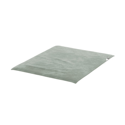 Isaak Electric Heated Blanket Washable Throw Rug Coral Fleece Light Green