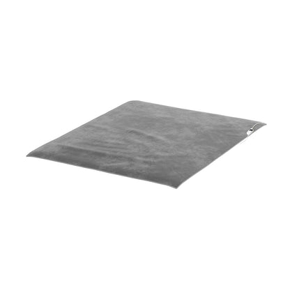 Isaak Electric Heated Throw Rug Washable Silver