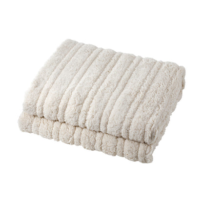 Isaak Heated Throw Rug Blanket Washable Sherpa Flannel