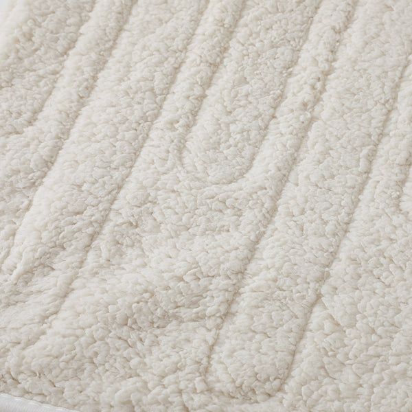 Isaak Heated Throw Rug Blanket Washable Sherpa Flannel
