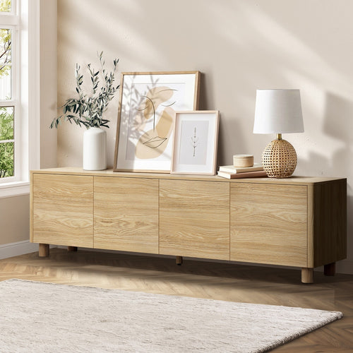 Celeste TV Cabinet Entertainment Unit Stand 180cm 4 Doors