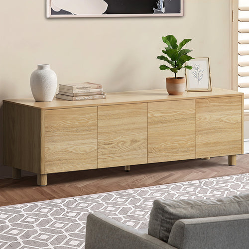 Celeste TV Cabinet Entertainment Unit Stand 180cm 4 Doors