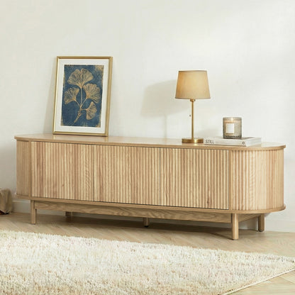 Bali Wooden Natural Entertainment Unit 160cm