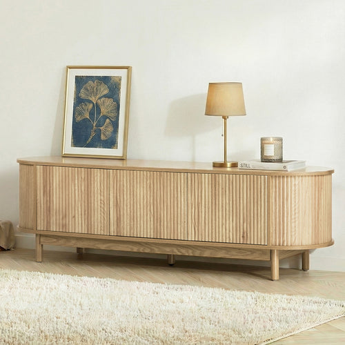 Bali Wooden Natural Entertainment Unit 160cm