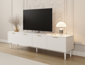 Lyndell White TV Unit 180cm