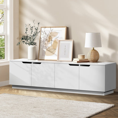 Lucas Wooden White Entertainment Unit 180cm