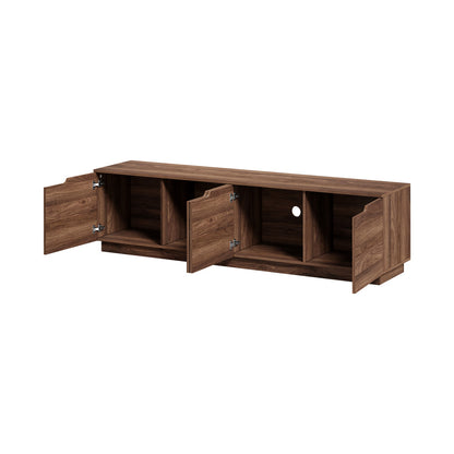 Lucas Wooden Walnut Entertainment Unit 180cm