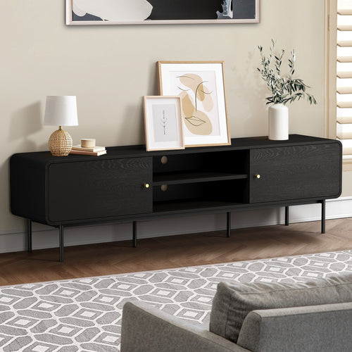 Astro Black Entertainment Unit 180cm
