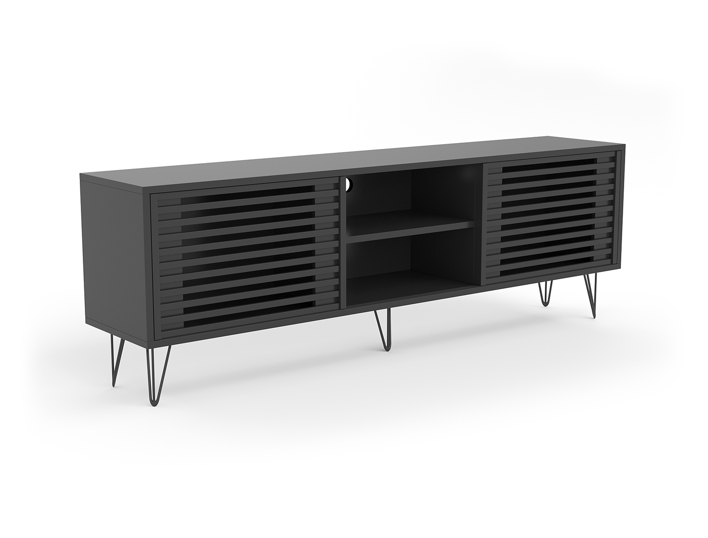 Naya Black TV Unit 180cm