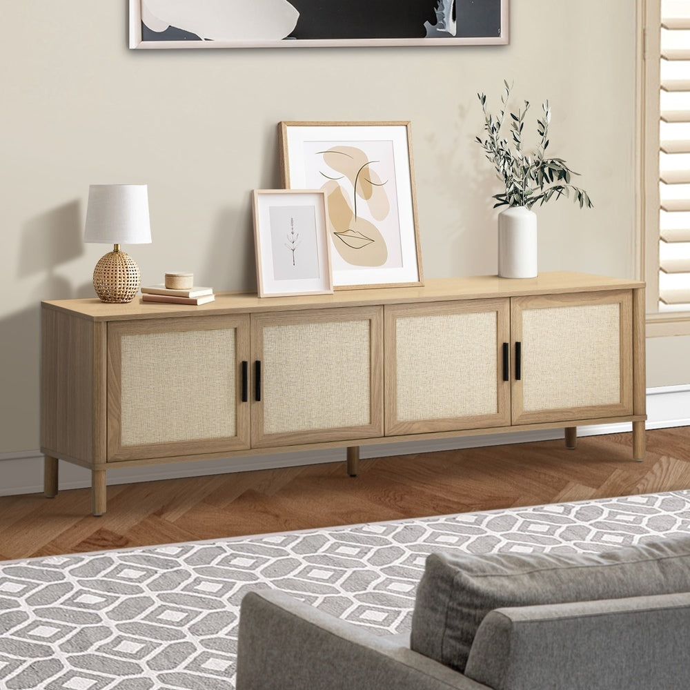 Chelsea Natural Rattan Entertainment Unit 160cm