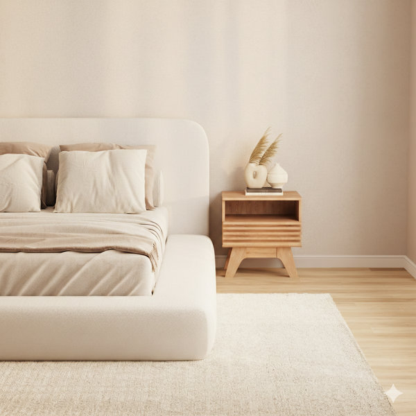 Expanse Bed Low Pile Chinelle Soft White