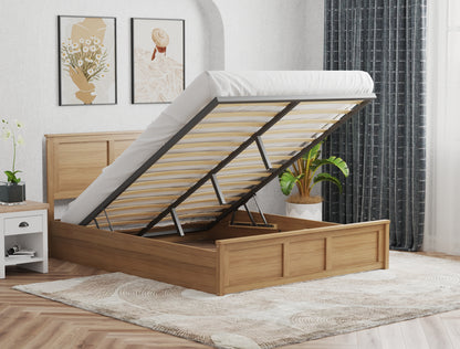Kiara Wooden Natural Gas Lift Bed Frame