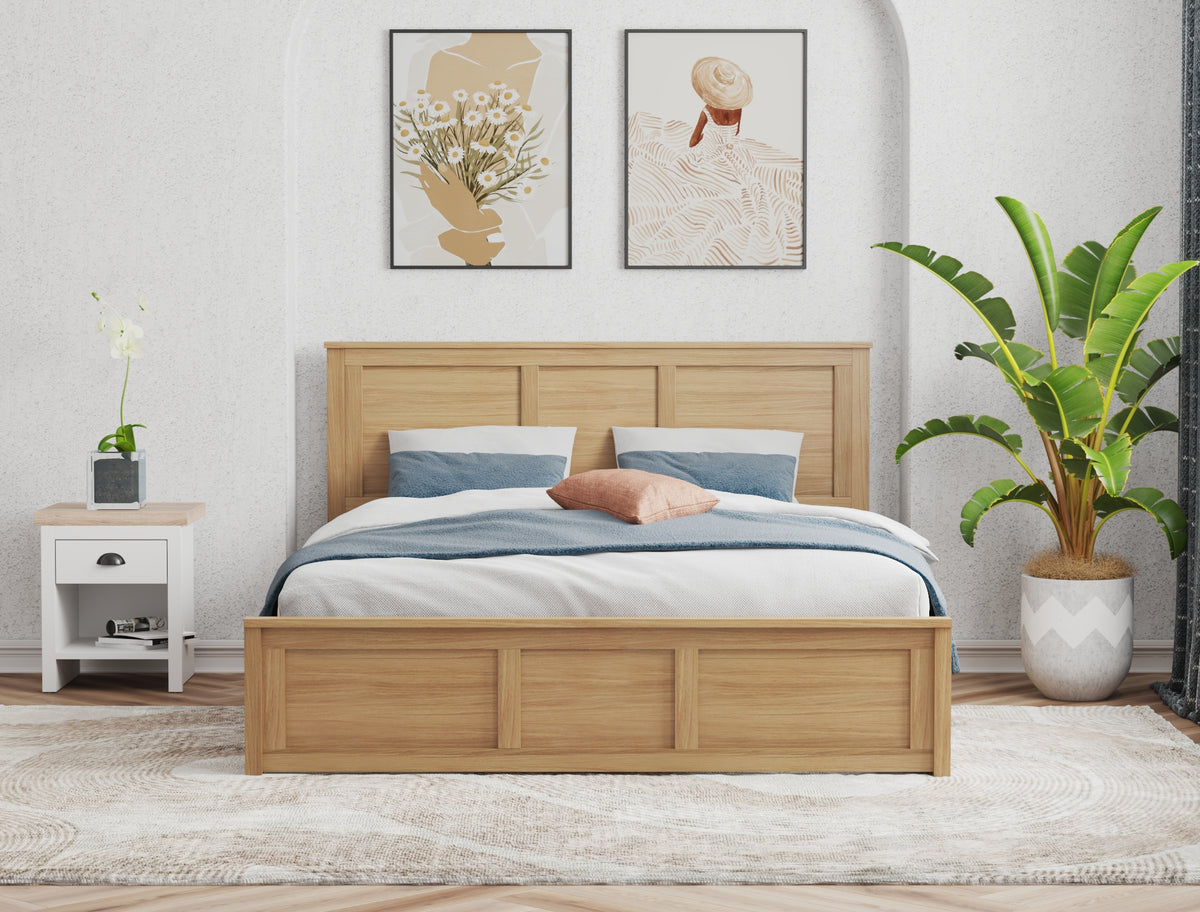 Kiara Wooden Natural Gas Lift Bed Frame
