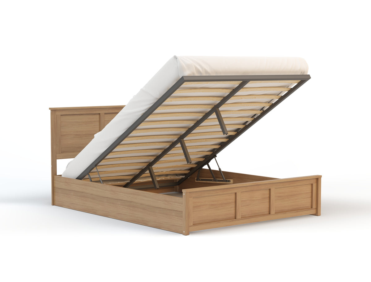 Kiara Wooden Natural Gas Lift Bed Frame
