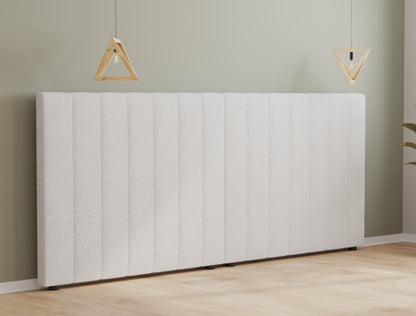 Lucian White Boucle Bed Head