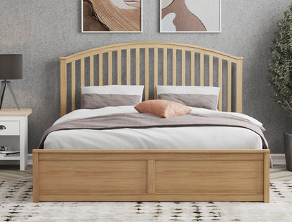 Yebes Wooden Natural Gas Lift Bed Frame