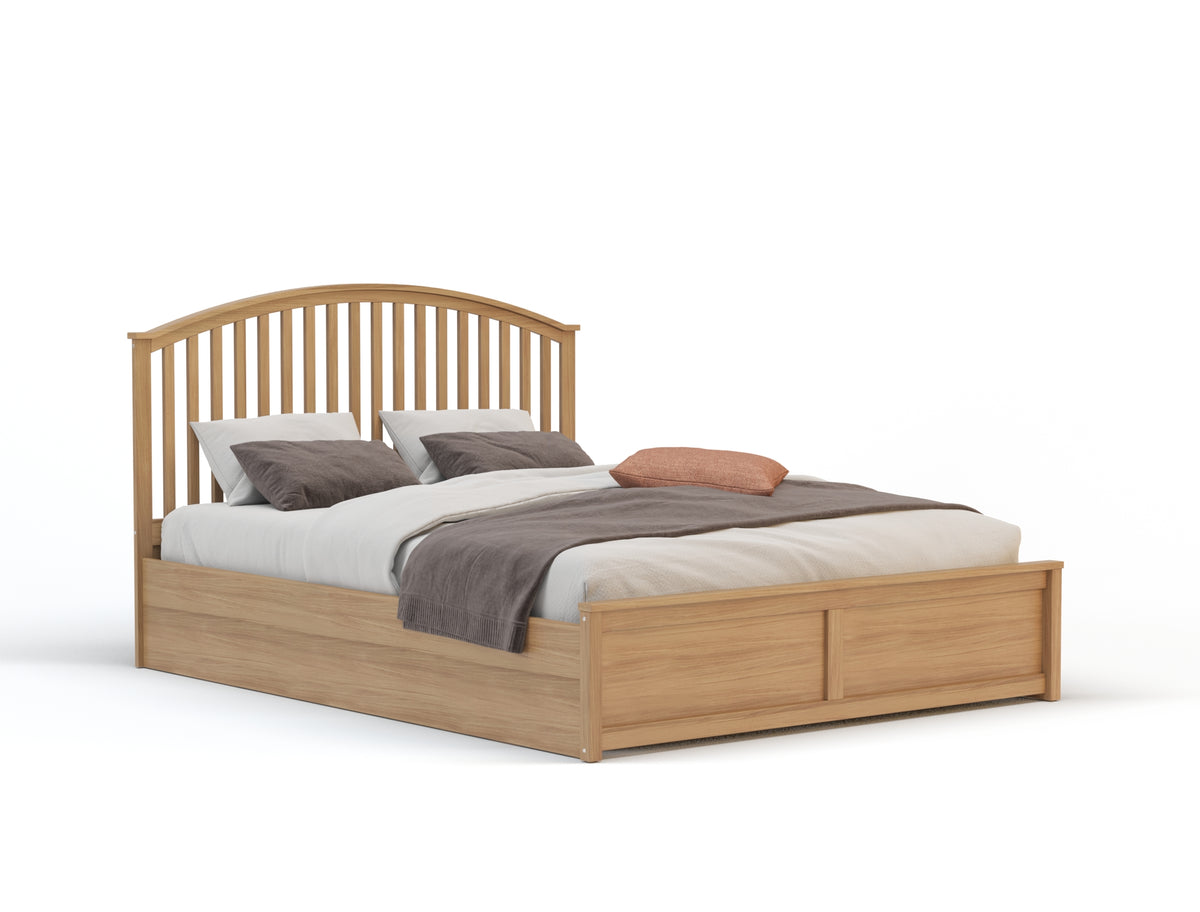 Yebes Wooden Natural Gas Lift Bed Frame