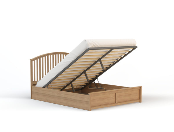 Yebes Wooden Natural Gas Lift Bed Frame