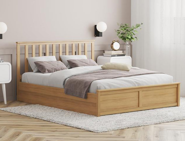 Olsen Wooden Natural Gas Lift Bed Frame
