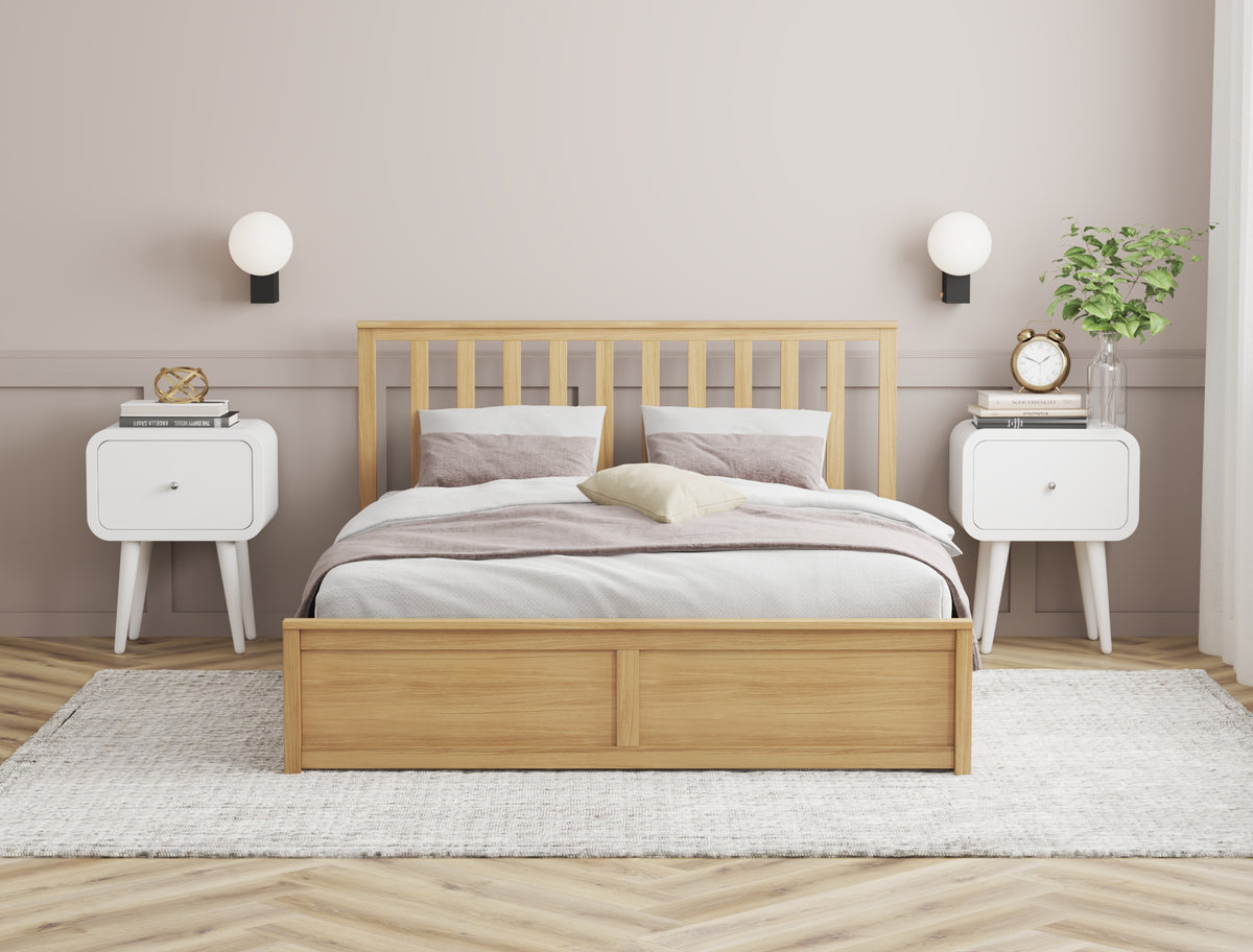 Olsen Wooden Natural Gas Lift Bed Frame