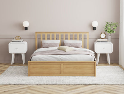 Olsen Wooden Natural Gas Lift Bed Frame