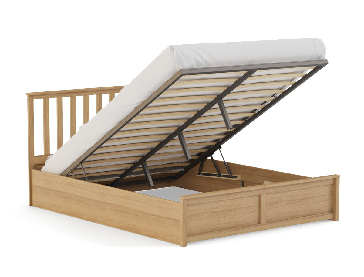 Olsen Wooden Natural Gas Lift Bed Frame