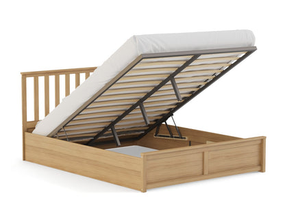 Olsen Wooden Natural Gas Lift Bed Frame