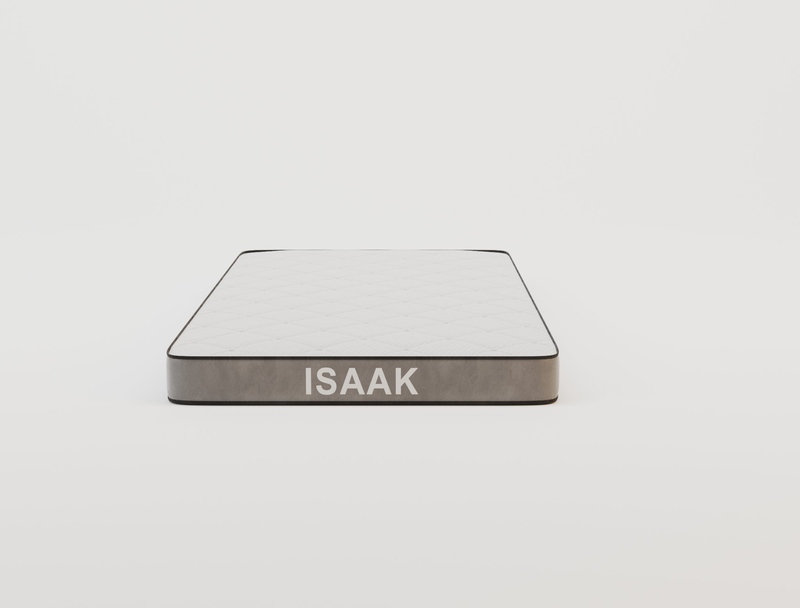 front view of a king single mattress in a white background from Isaak