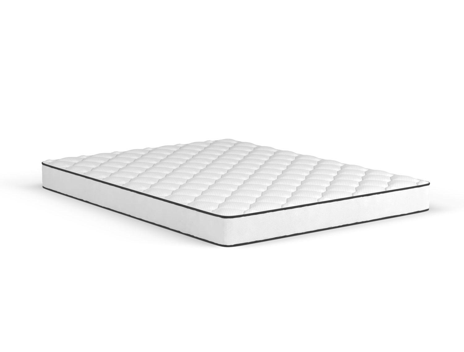 top view of a double mattress in a white background from Isaak