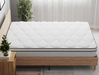 top view of a double mattress on a bed frame in a bedroom from Isaak 2