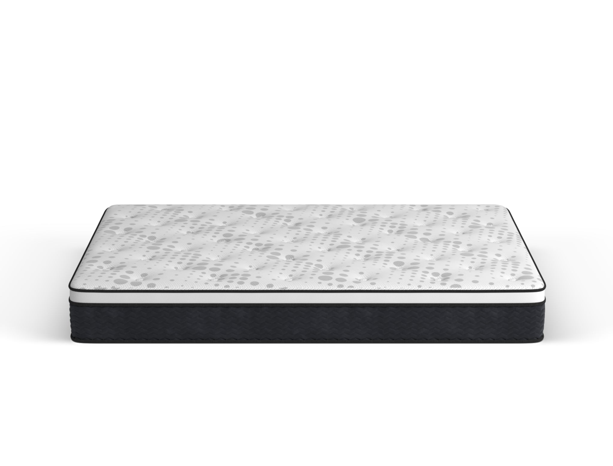 side view of a king single mattress in a white background from Isaak